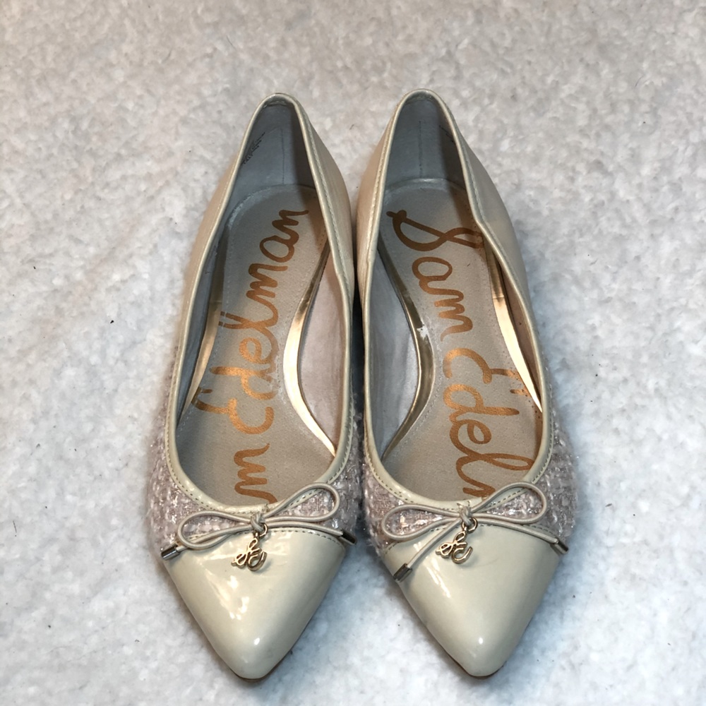 SAM EDELMAN Lilly Pointed Toe Flats 6.5